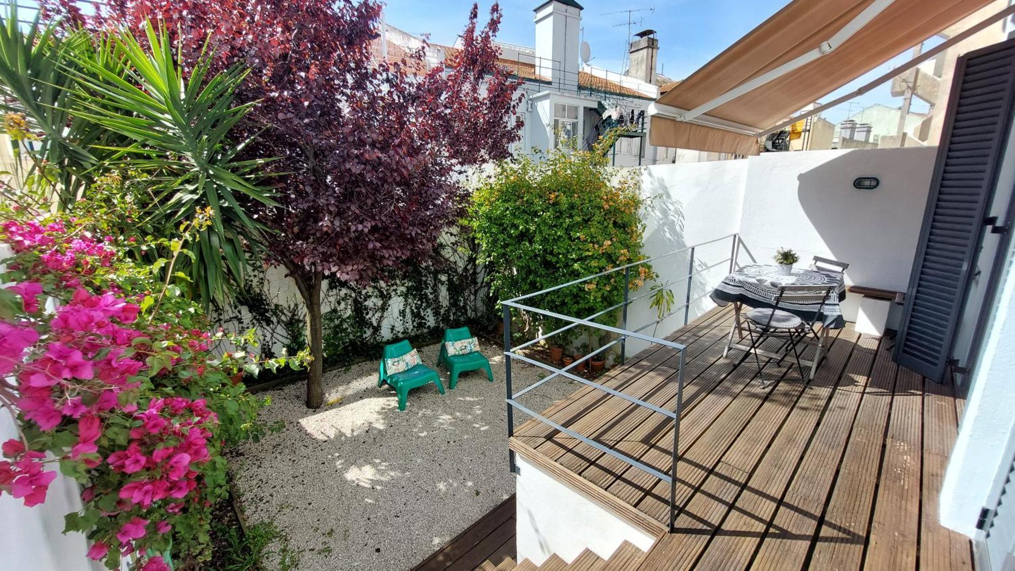 Apartment With Private Garden - Central Location Lisboa Eksteriør billede